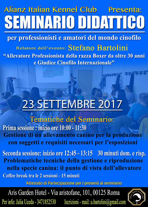 Stefano Bartolini relatore ad un seminario didattico