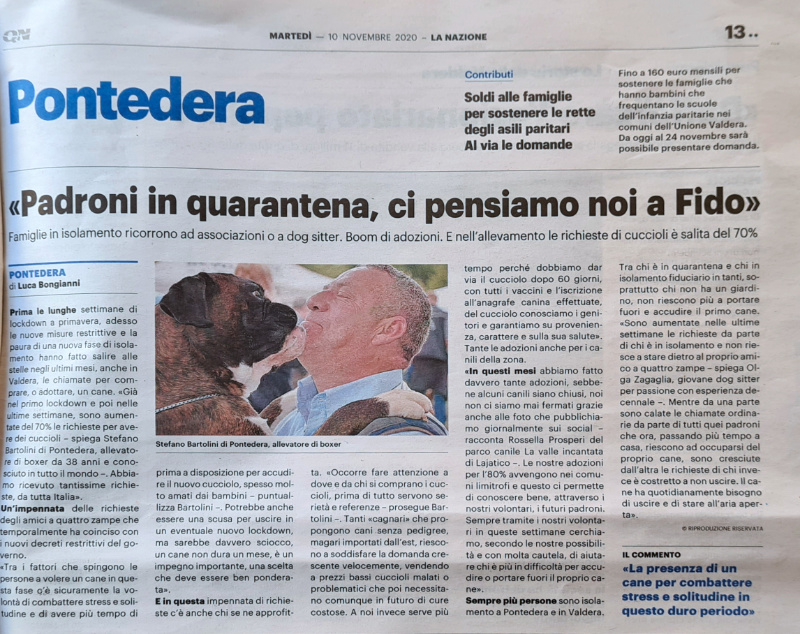 La Nazione, 04 Giugno 2019