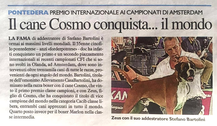 La Nazione, 17 Agosto 2018