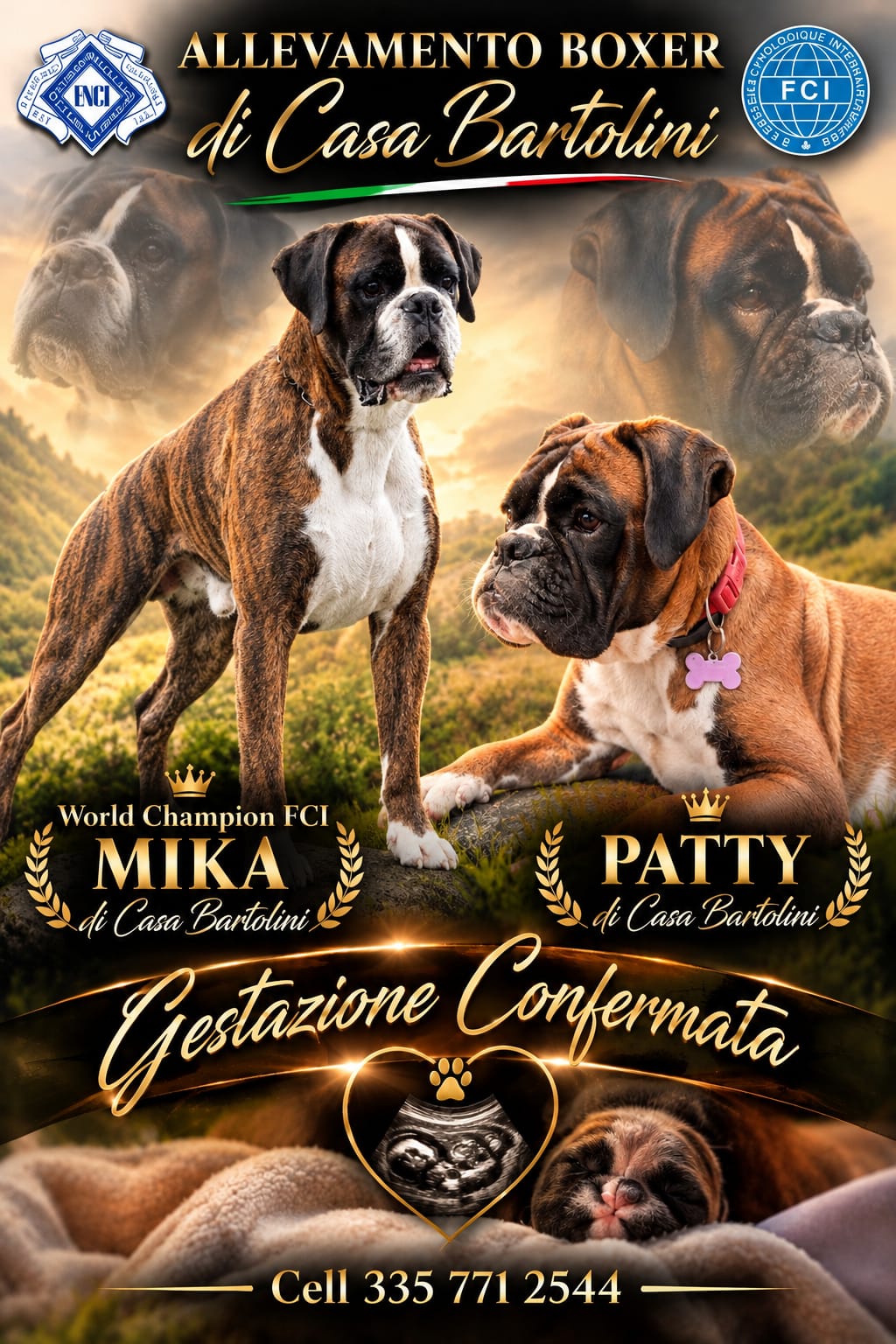 Gestazione confermata: Mika di Casa Bartolini e Patty di Casa Bartolini