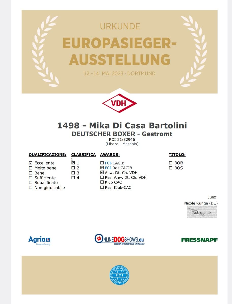 Mika di Casa Bartolini