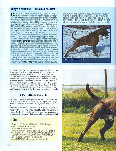 Molossi, Giugno-Luglio 2004