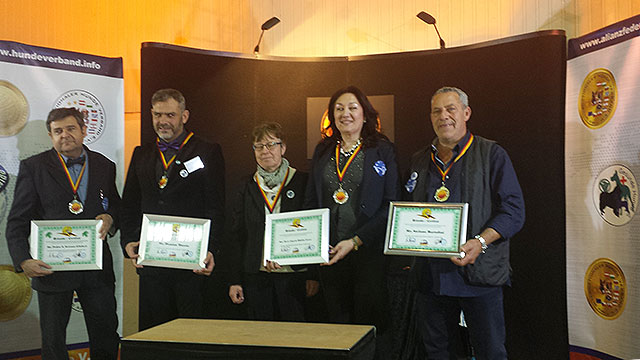 Stefano Bartolini giudice al World Dog Show 2016 di Lipsia in Germania