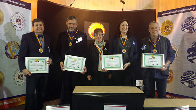 Stefano Bartolini giudice al World Dog Show 2016 di Lipsia in Germania