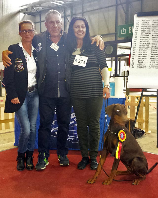 Stefano Bartolini giudice al World Dog Show 2016 di Lipsia in Germania